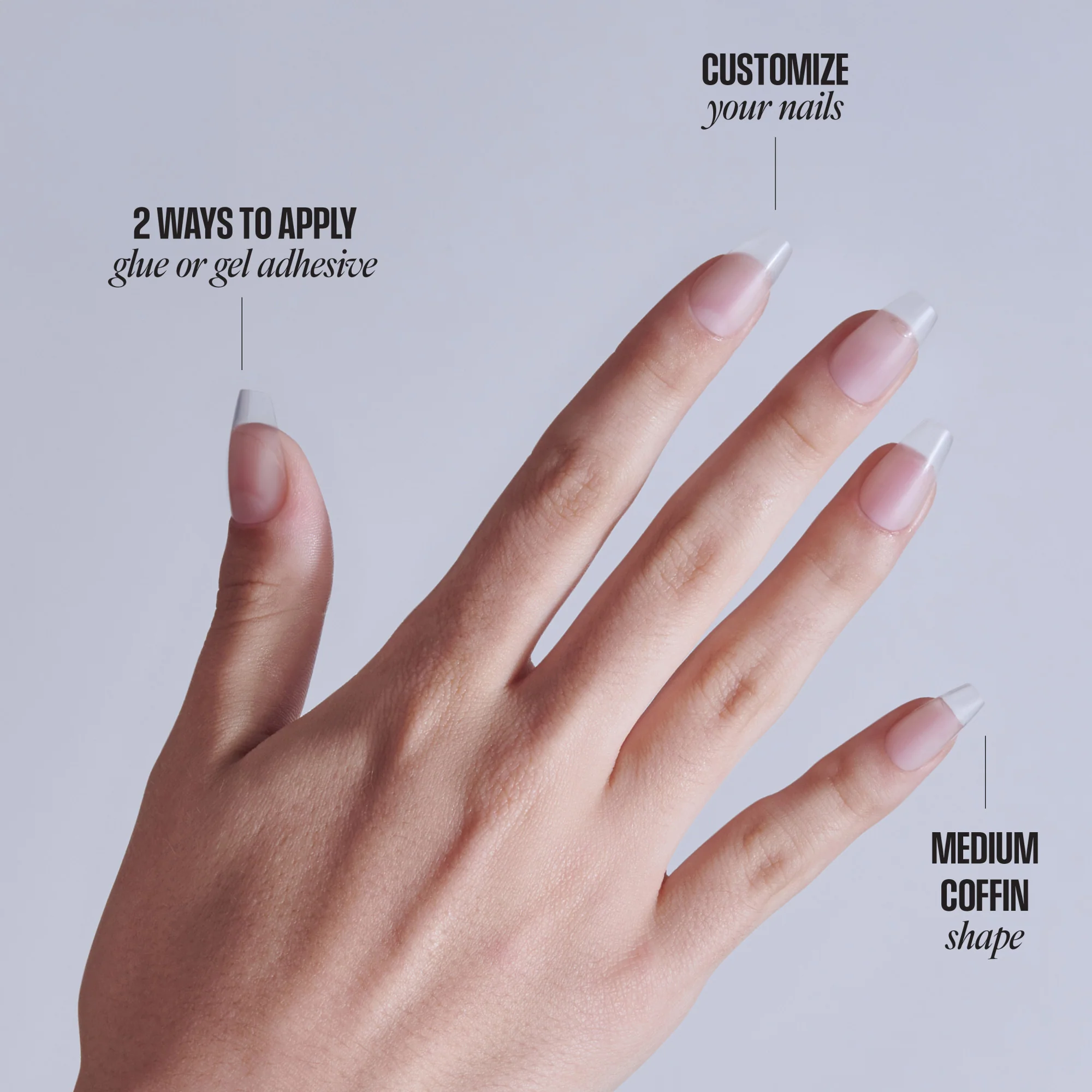 KISS Professional Full Cover Press On Nails - Luminous - Image 6