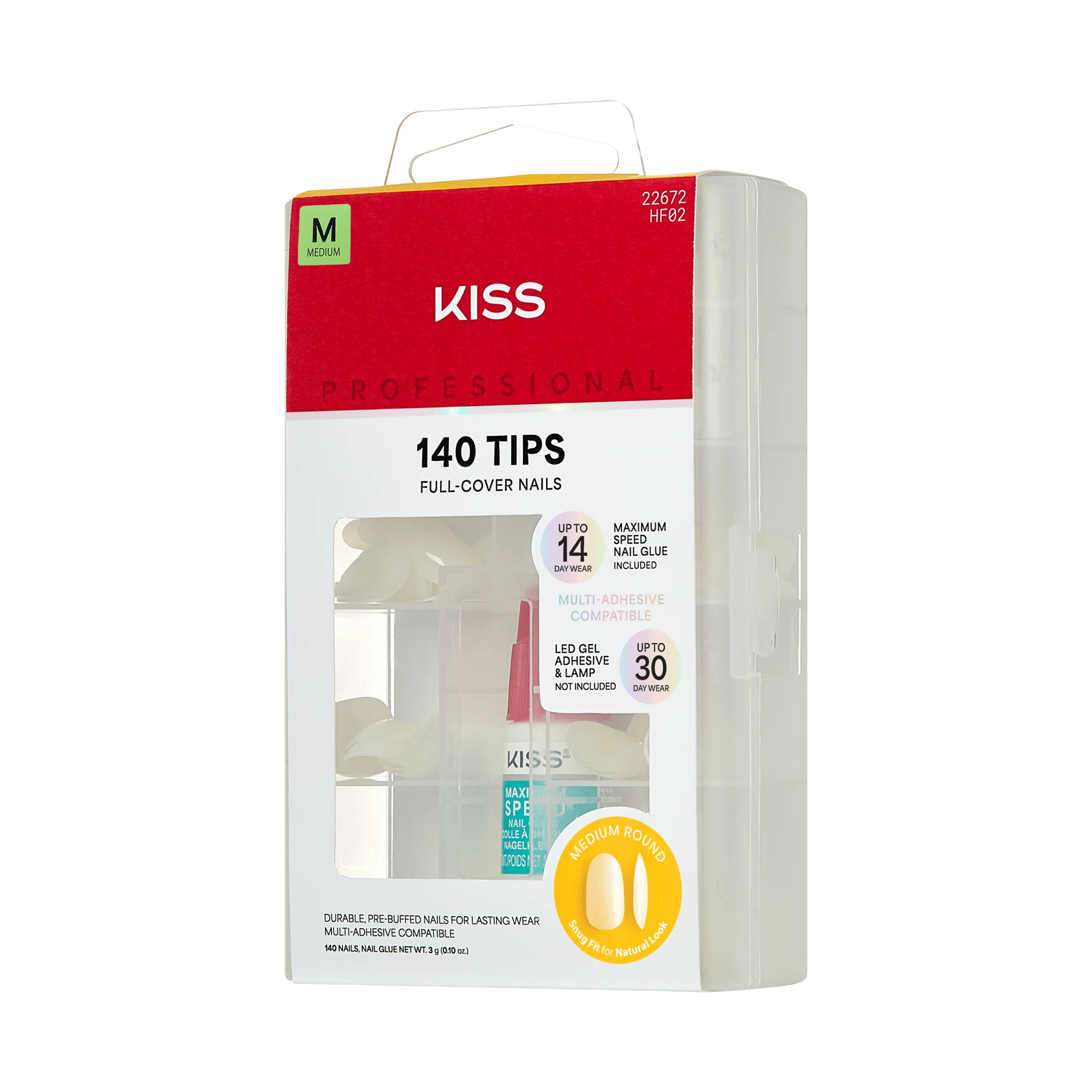 KISS Professional Full Cover Press On Nails - Earthly - Image 5