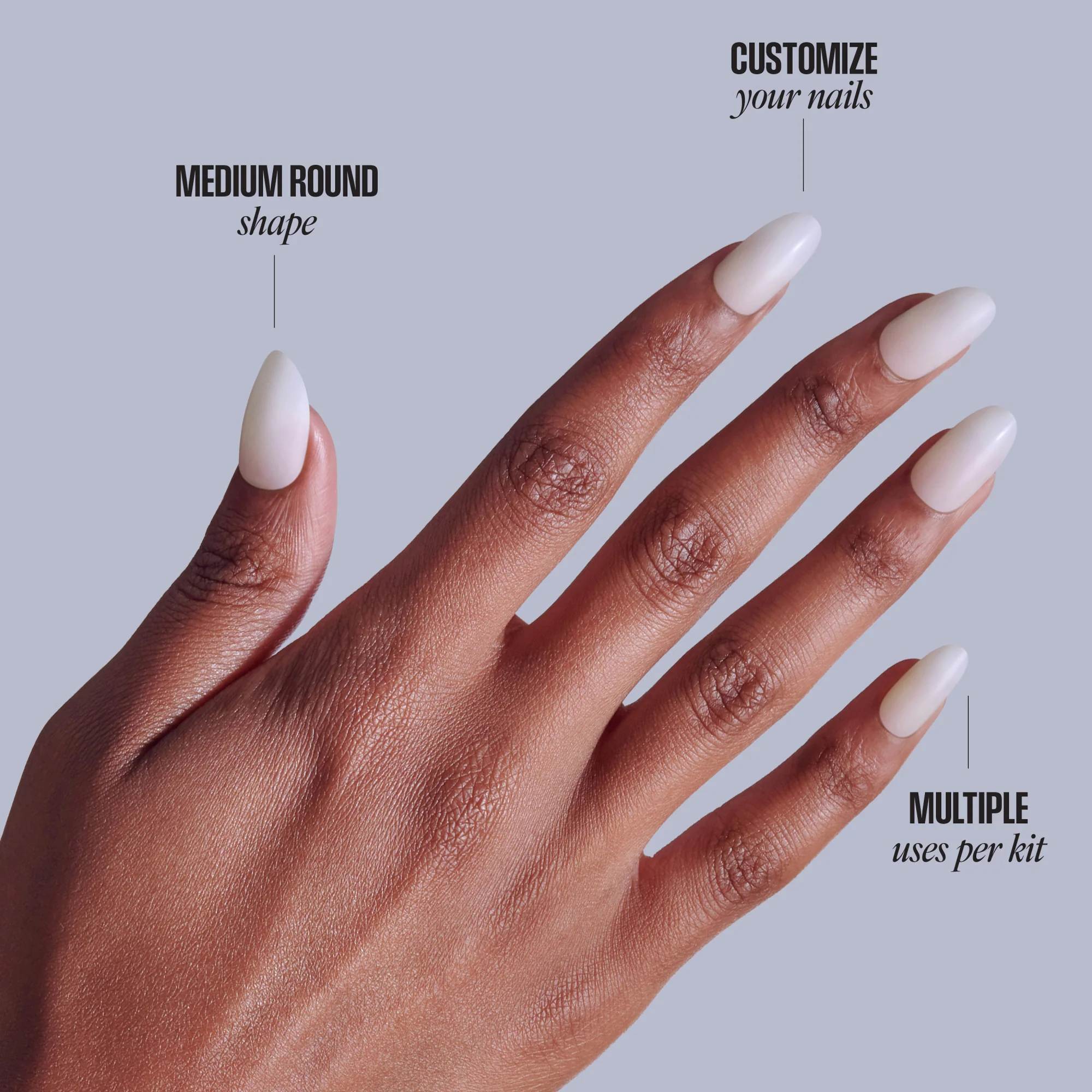 KISS Professional Full Cover Press On Nails - Earthly - Image 6