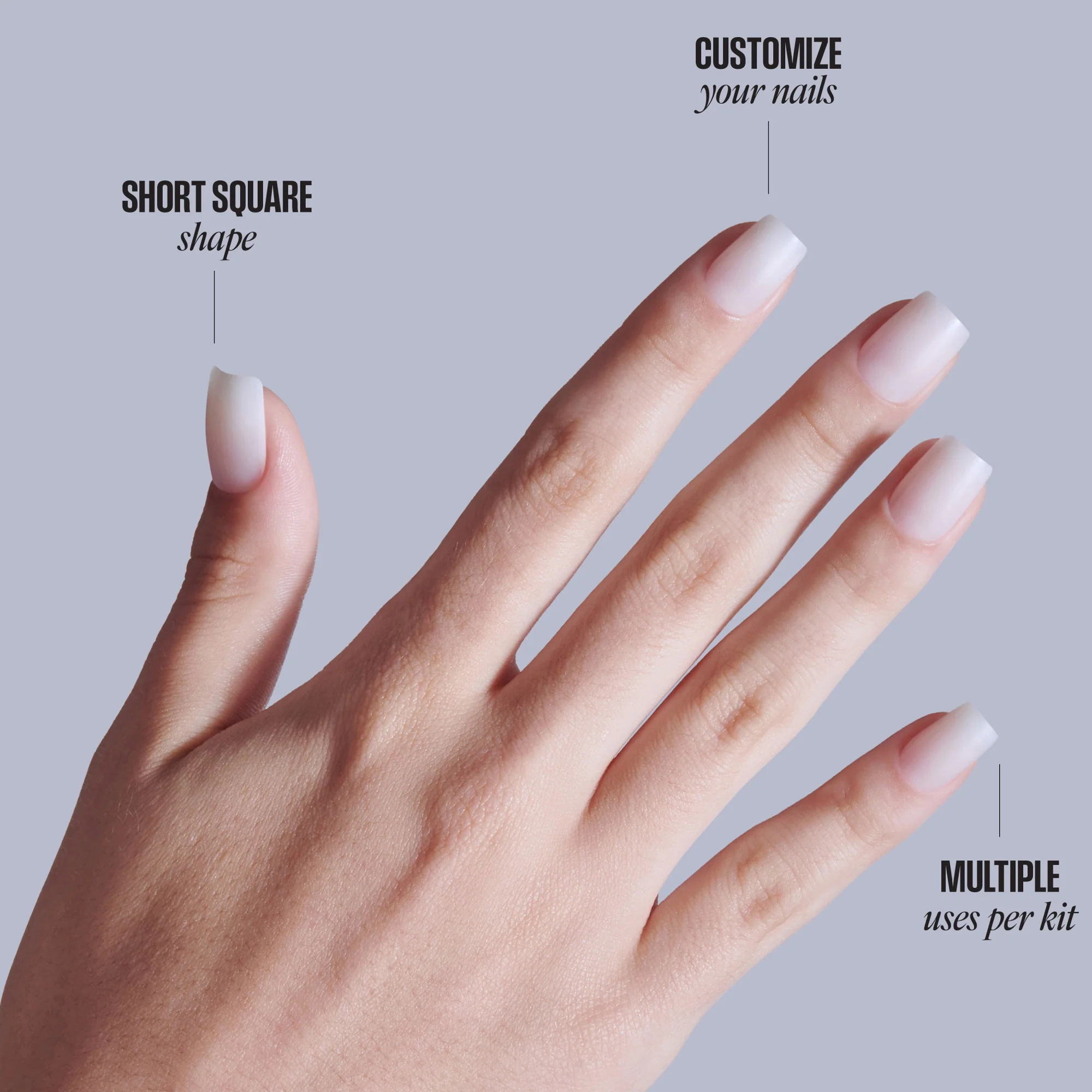 KISS Professional Full Cover Press On Nails - Ordinary Life - Image 6