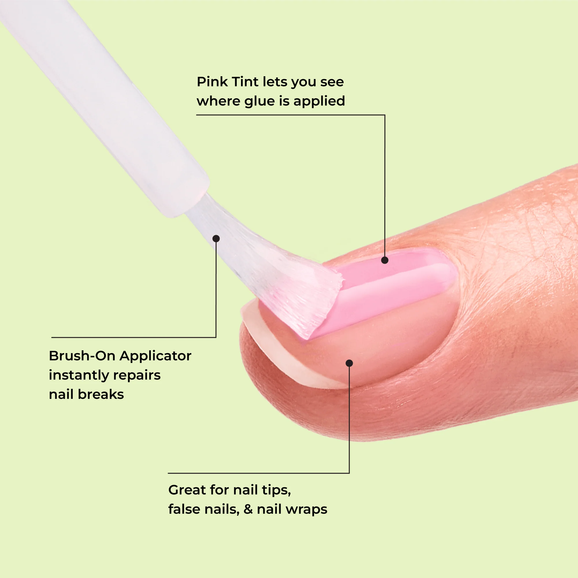 KISS VitaBond Brush-On Nail Glue - 5g (0.17 oz.) - Image 6