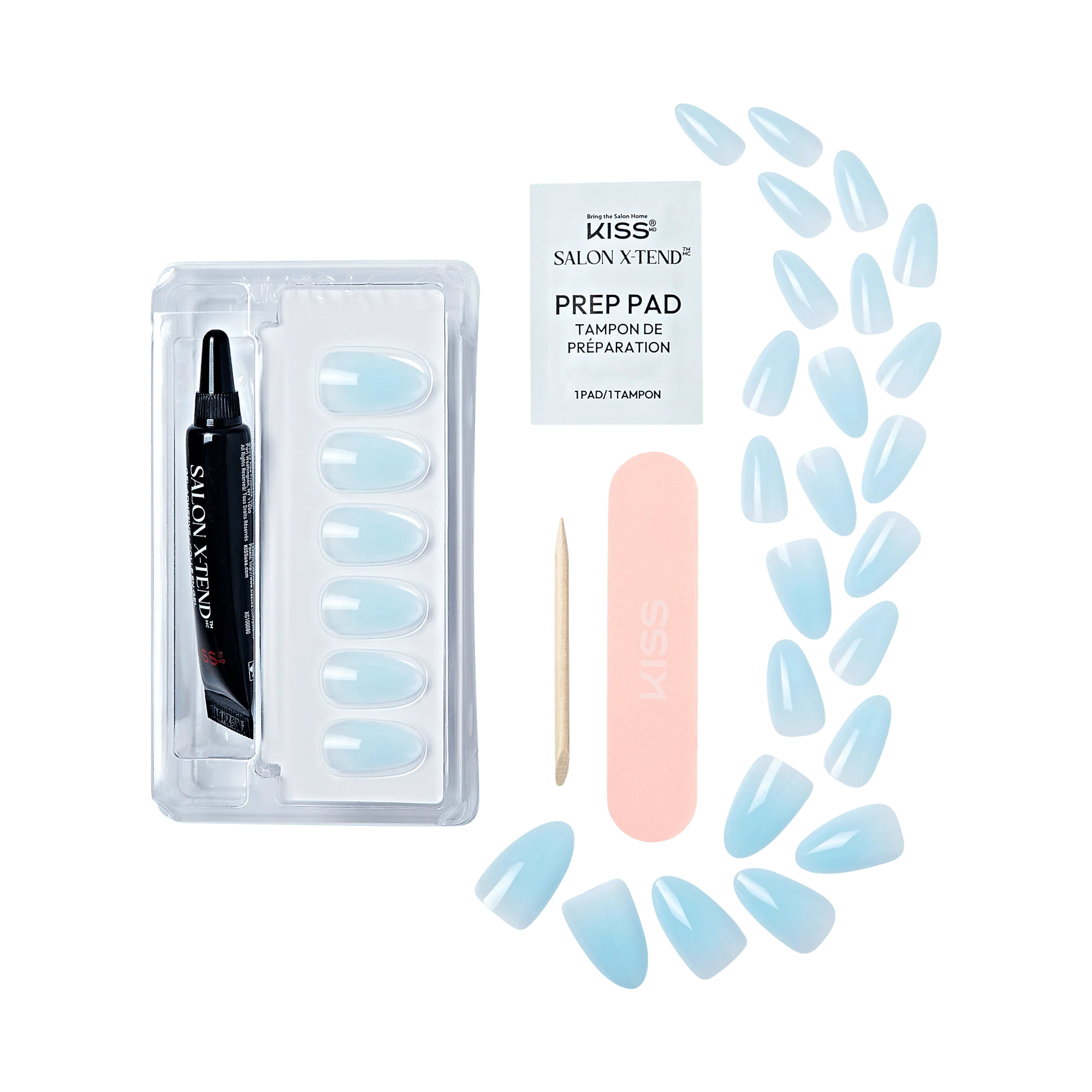 KISS Salon X-tend Color Press On Gel Nails - Choices - Image 4