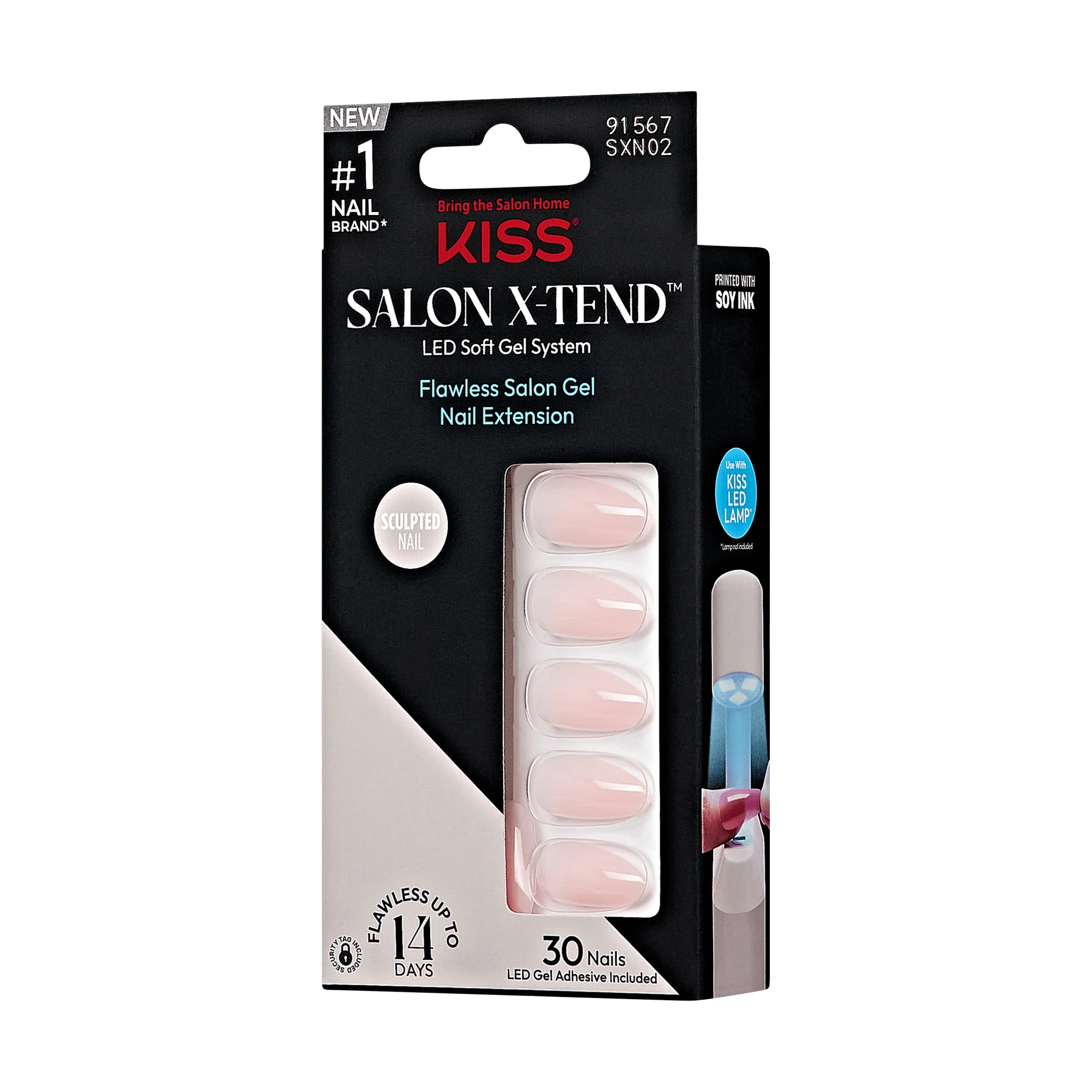 KISS Salon X-tend Color Press On Gel Nails - Gloria - Image 2