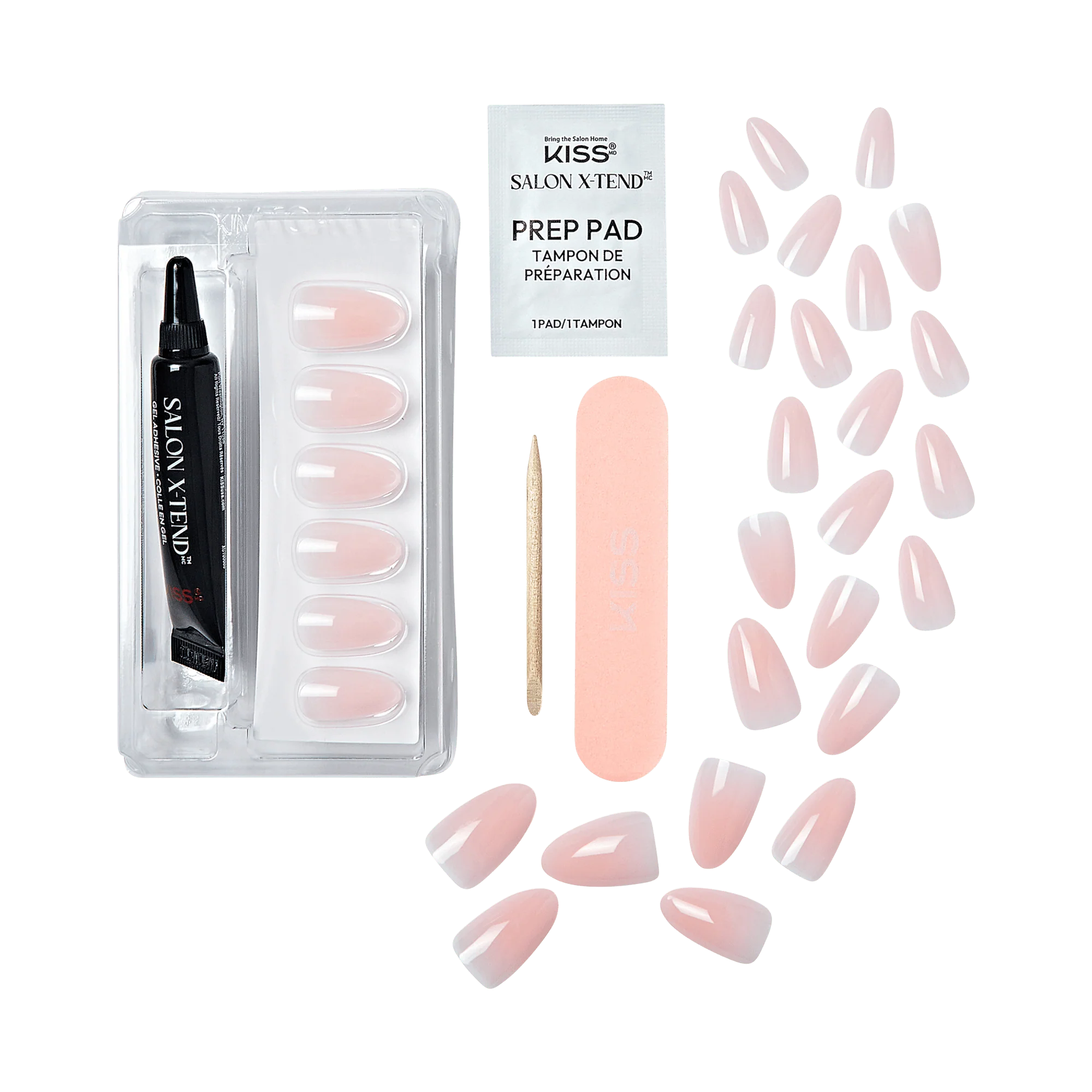 KISS Salon X-tend Color Press On Gel Nails - Gloria - Image 4