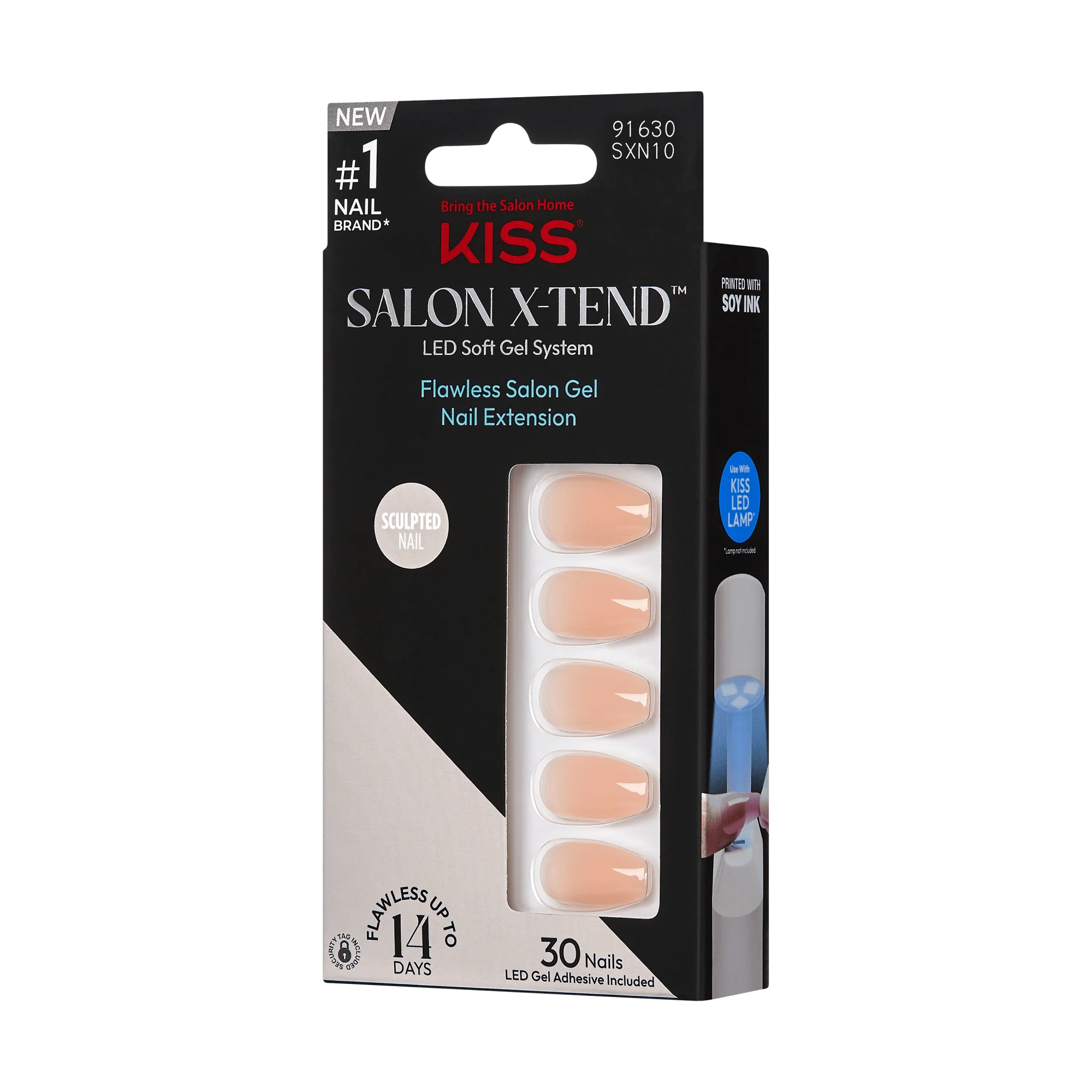 KISS Salon X-tend Color Press On Gel Nails - Limousine - Image 2