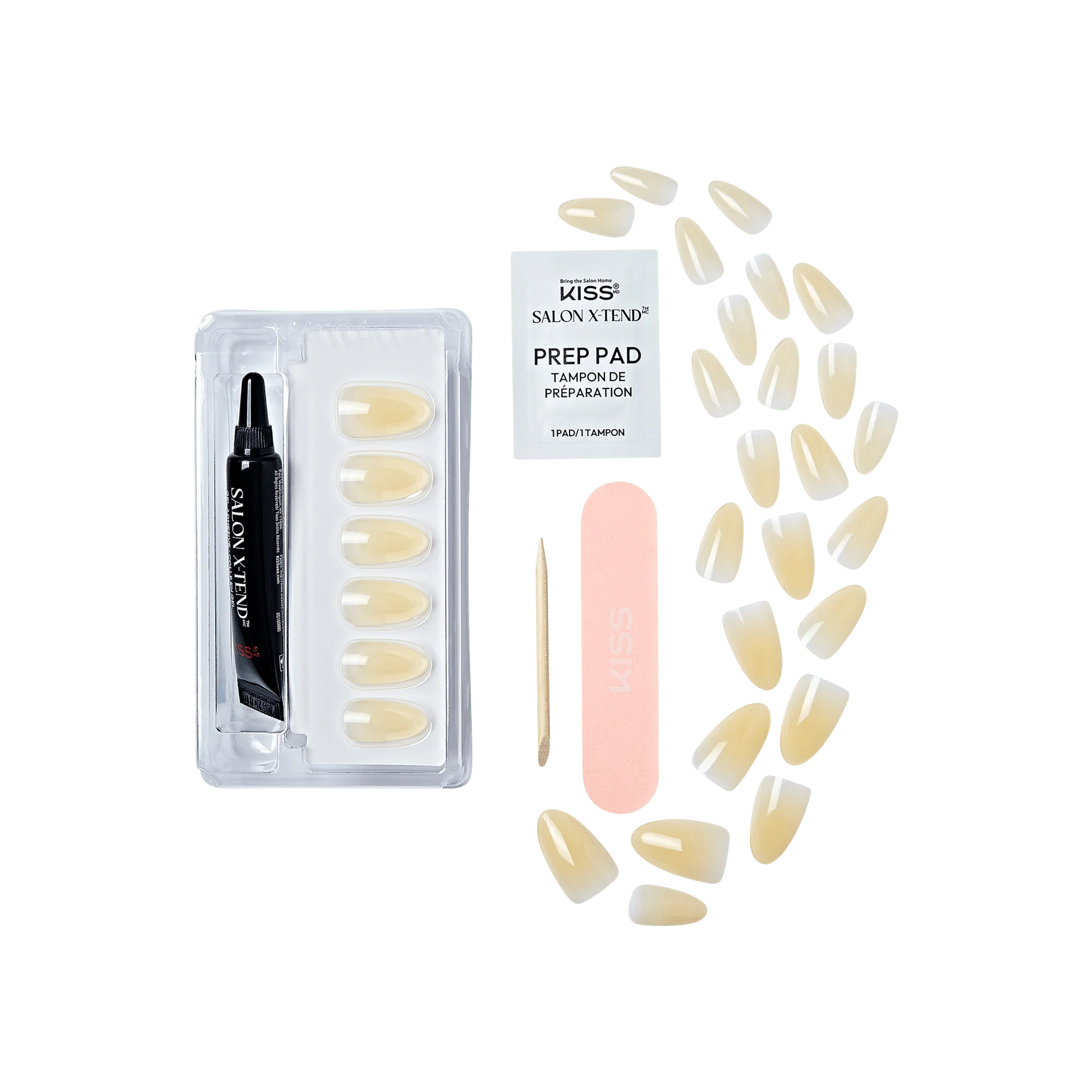 KISS Salon X-tend Color Press On Gel Nails - Me Like U - Image 3