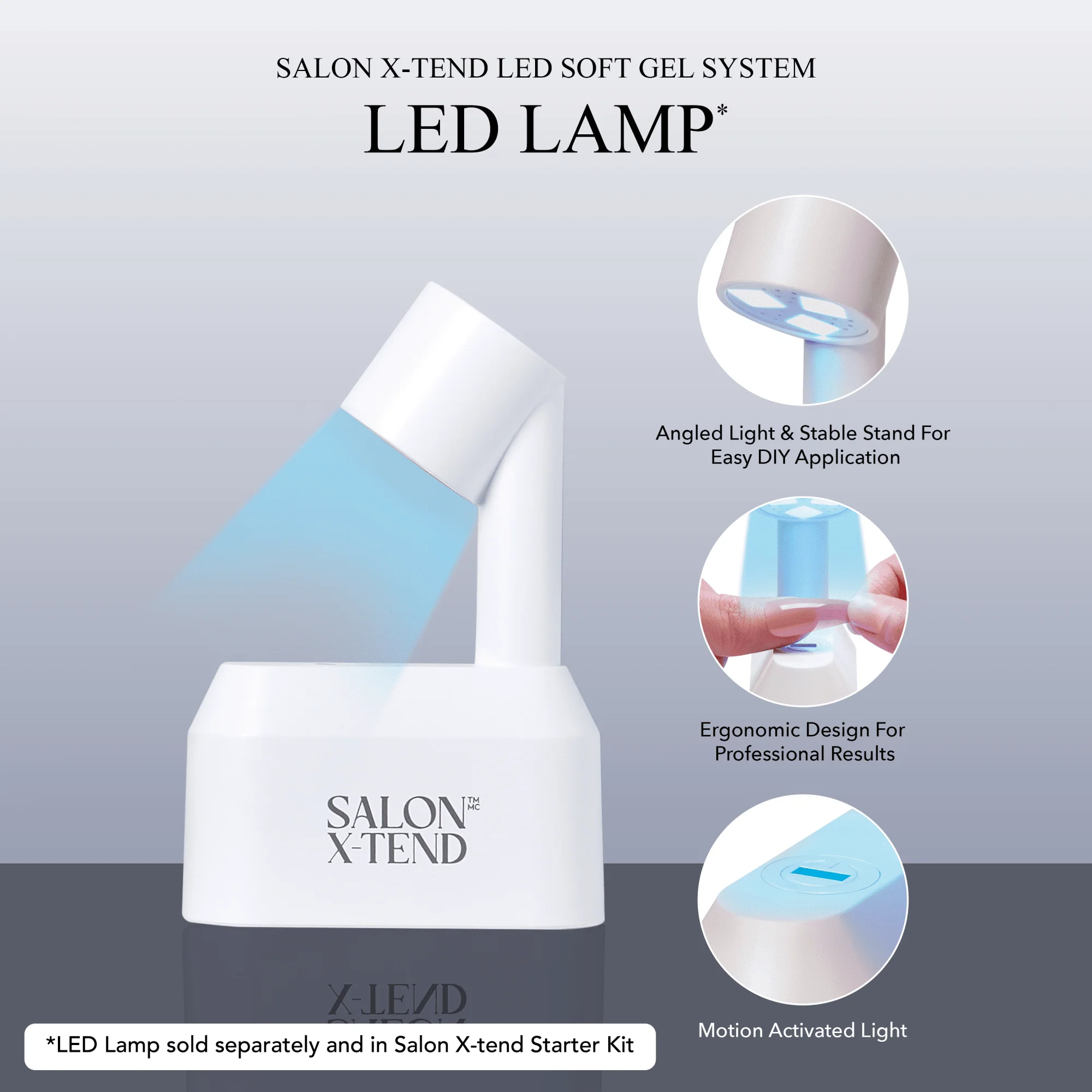 KISS Salon X-tend Color Press On Gel Nails - Moonlight - Image 7