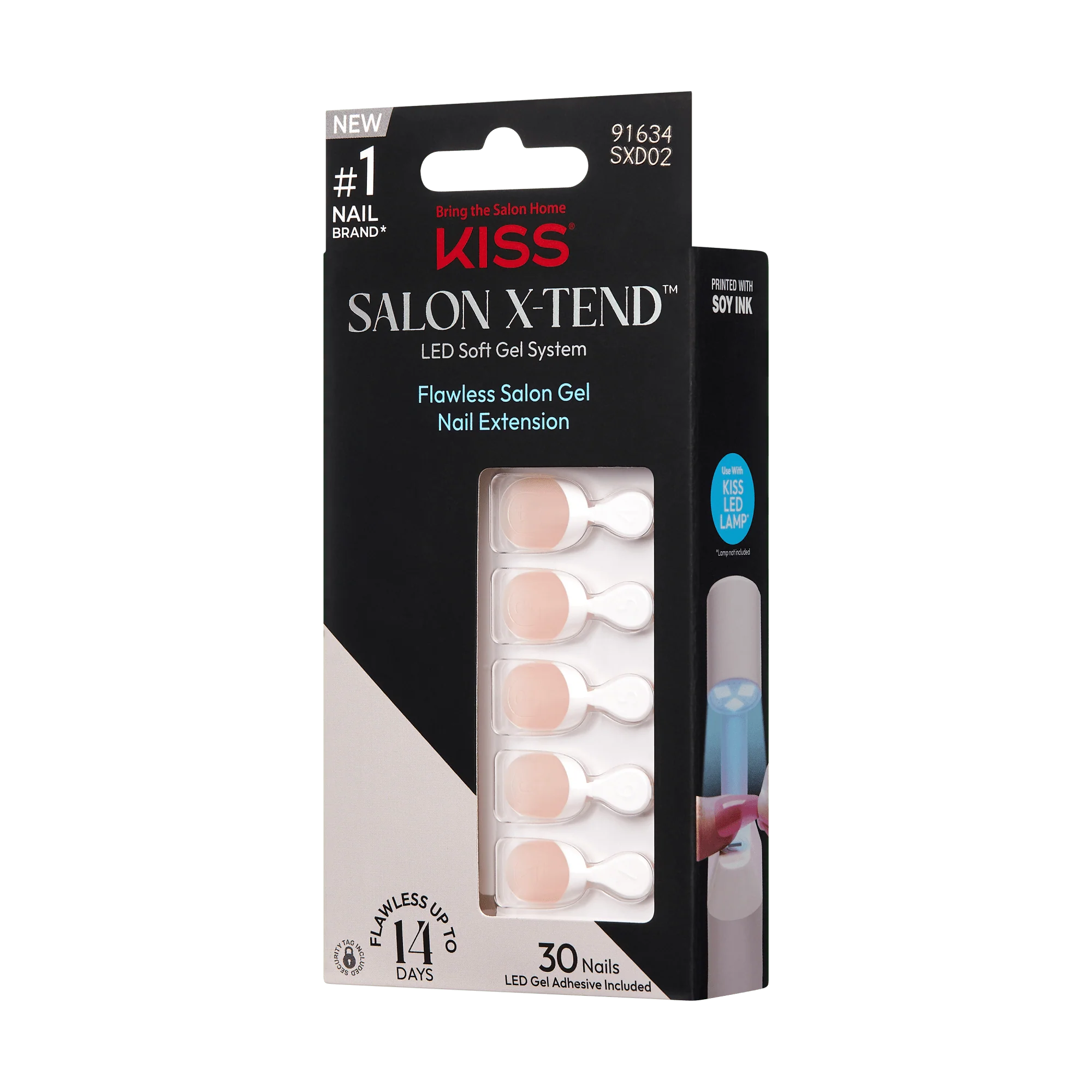 KISS Salon X-tend Design Press On Gel Nails - Nonsense - Image 2