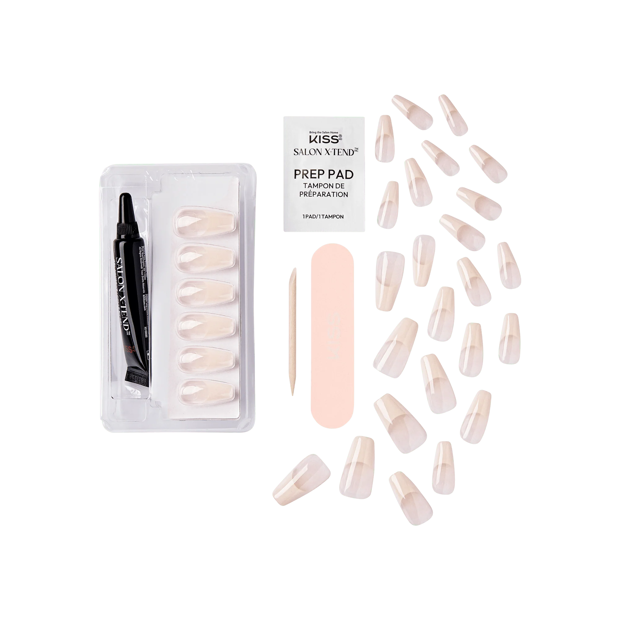 KISS Salon X-tend Design Press On Gel Nails - Trustfall - Image 4