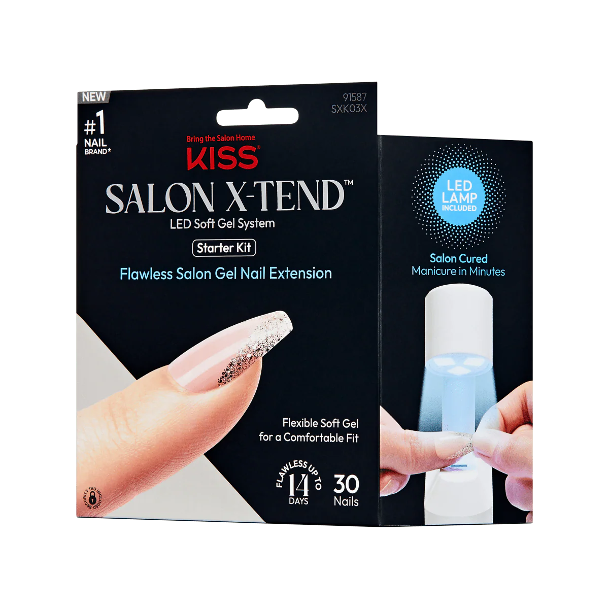 KISS Salon X-tend LED Soft Gel Starter Kit System - Idol