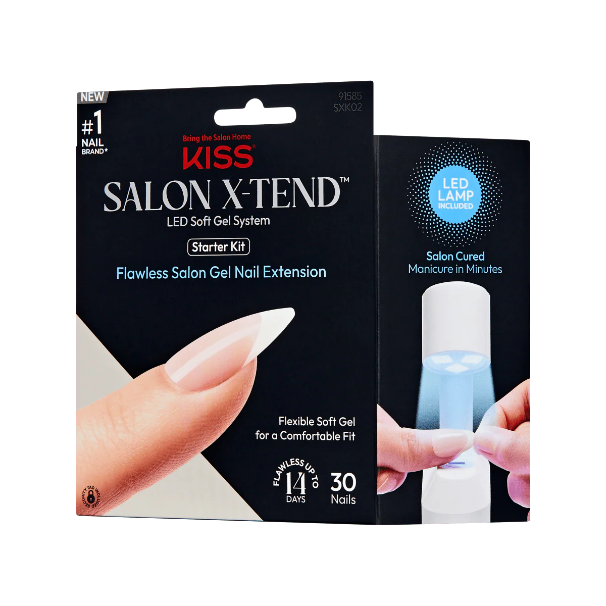 KISS Salon X-tend LED Soft Gel Starter Kit System – Pure - Image 2