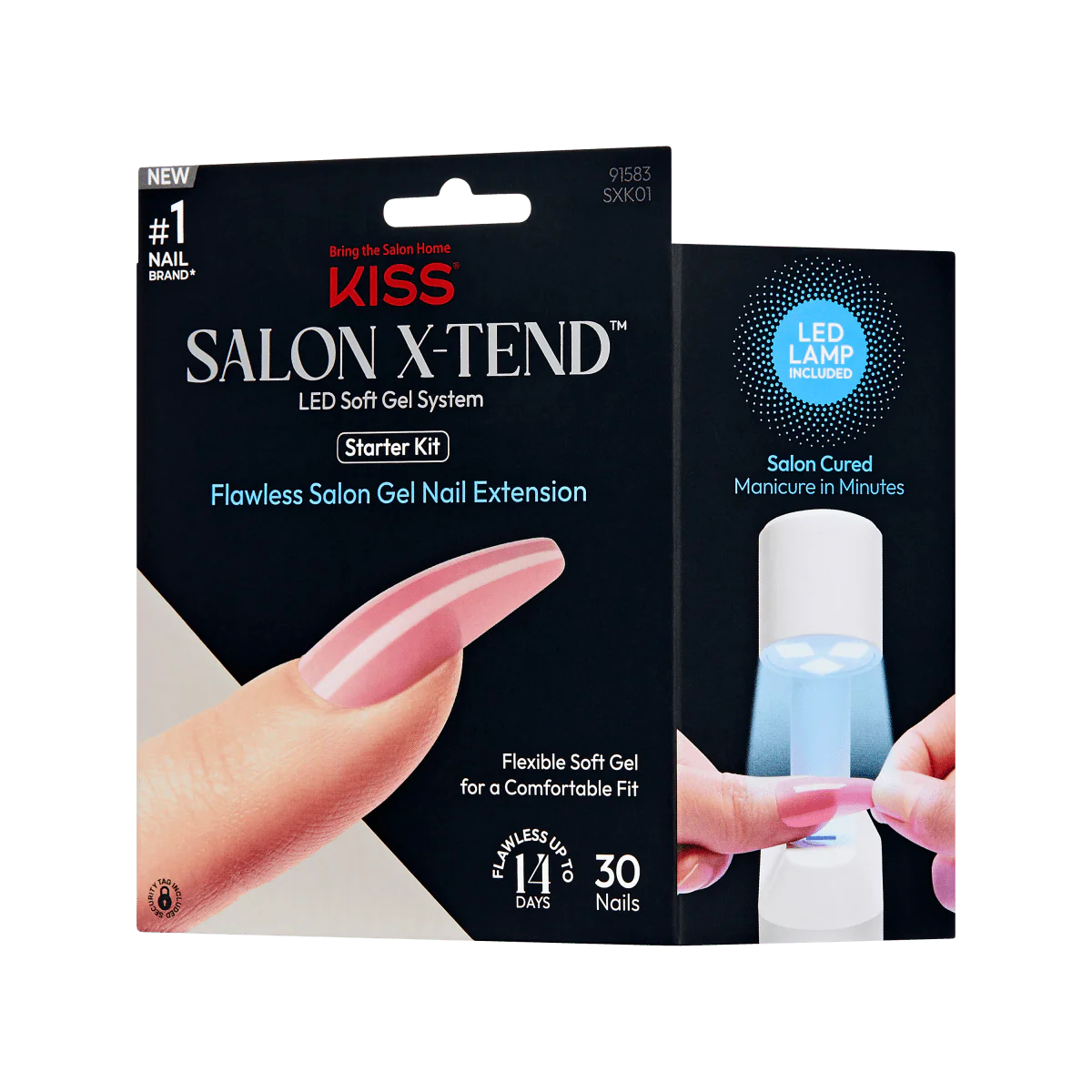 KISS Salon X-tend LED Soft Gel Starter Kit System - Tone