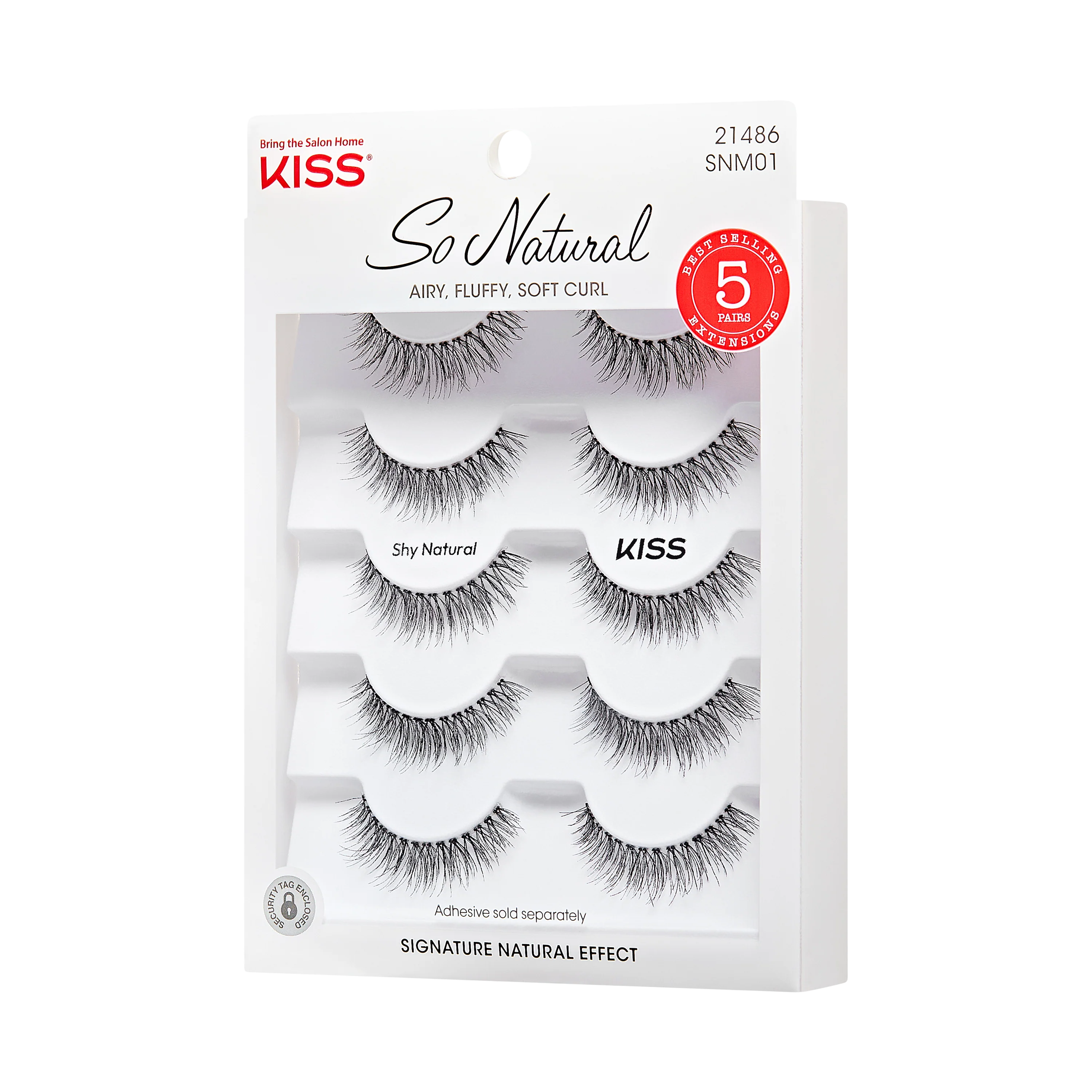 KISS So Natural False Eyelashes - Shy Natural