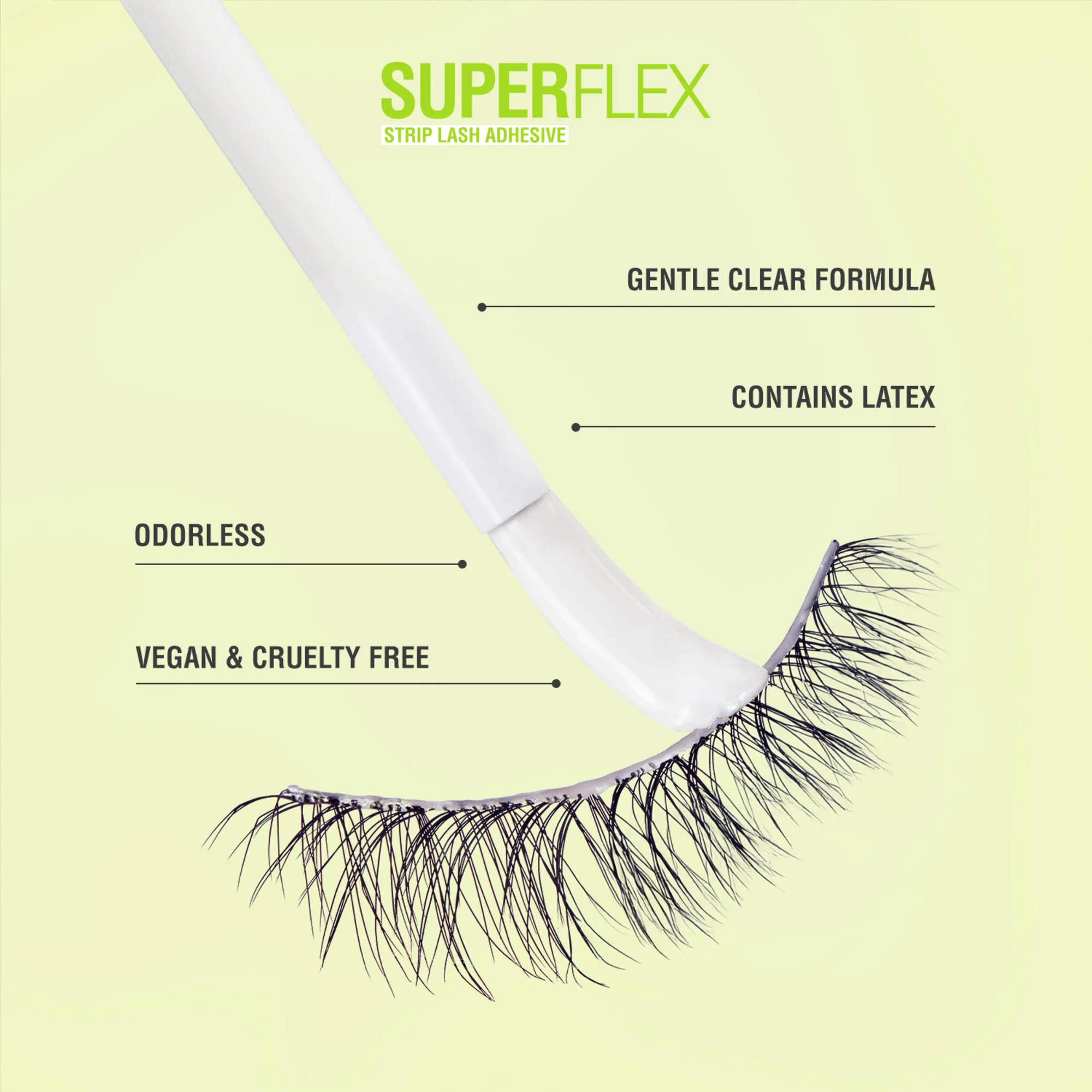 KISS Super Flex Latex Strip Lash Adhesive - Clear - Image 7