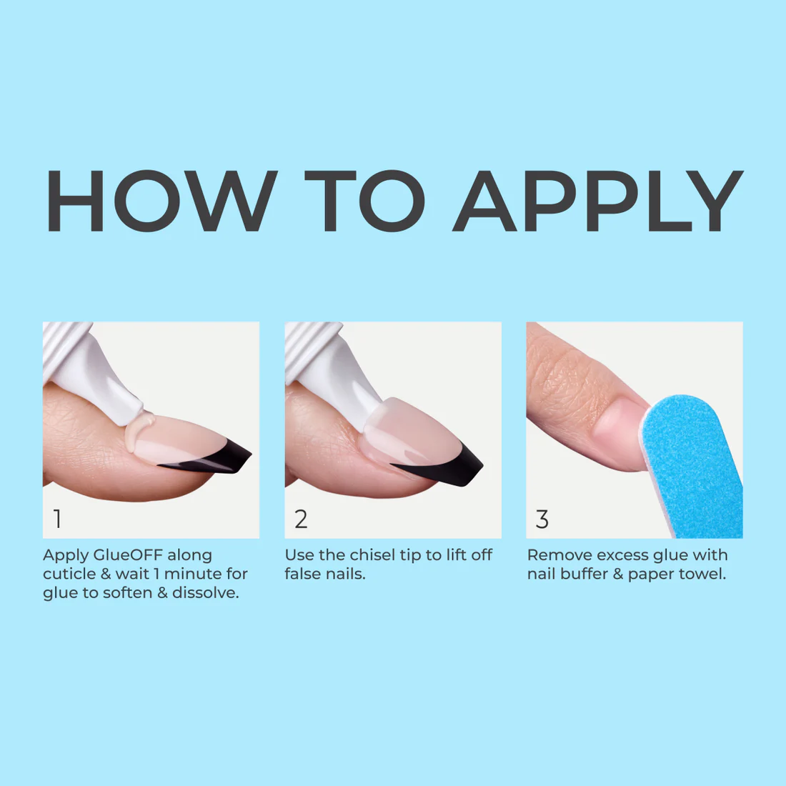 KISS Glue OFF Press On Nails Remover 3-Pack - Image 8
