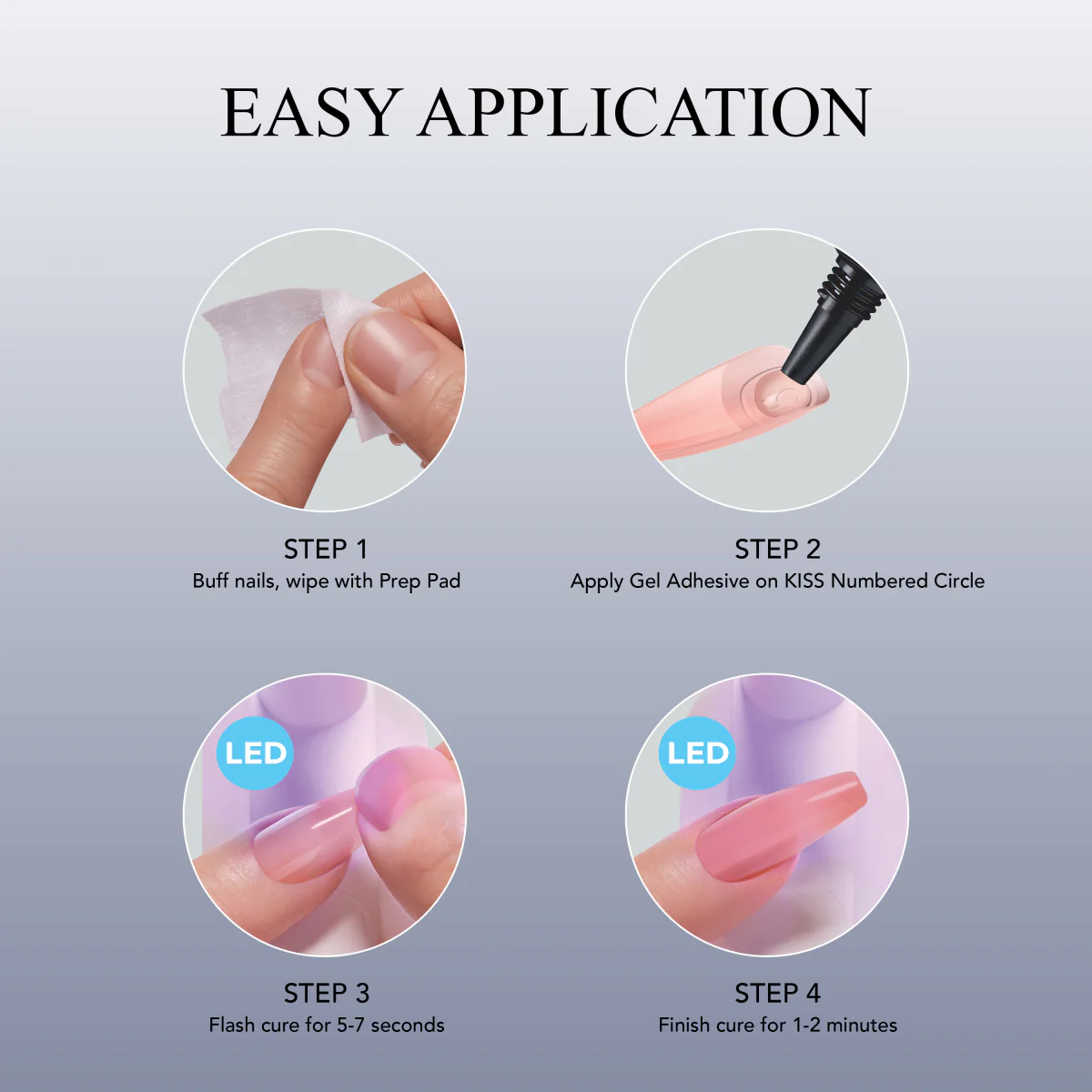 KISS Salon X-tend LED Soft Gel Starter Kit System - Lux - Image 7