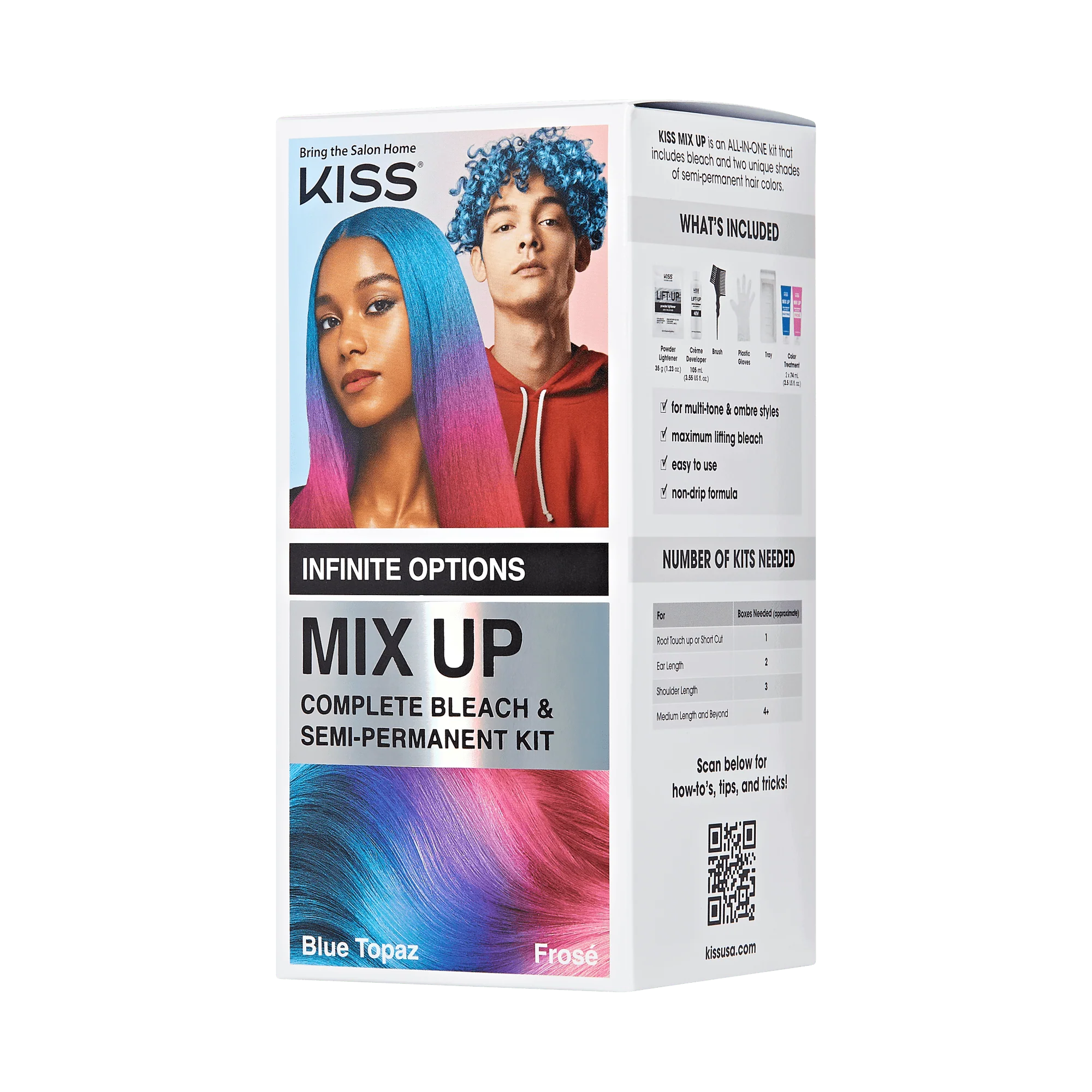 Mix Up Complete Hair Color Kit β Frose & Blue Topaz - Image 4