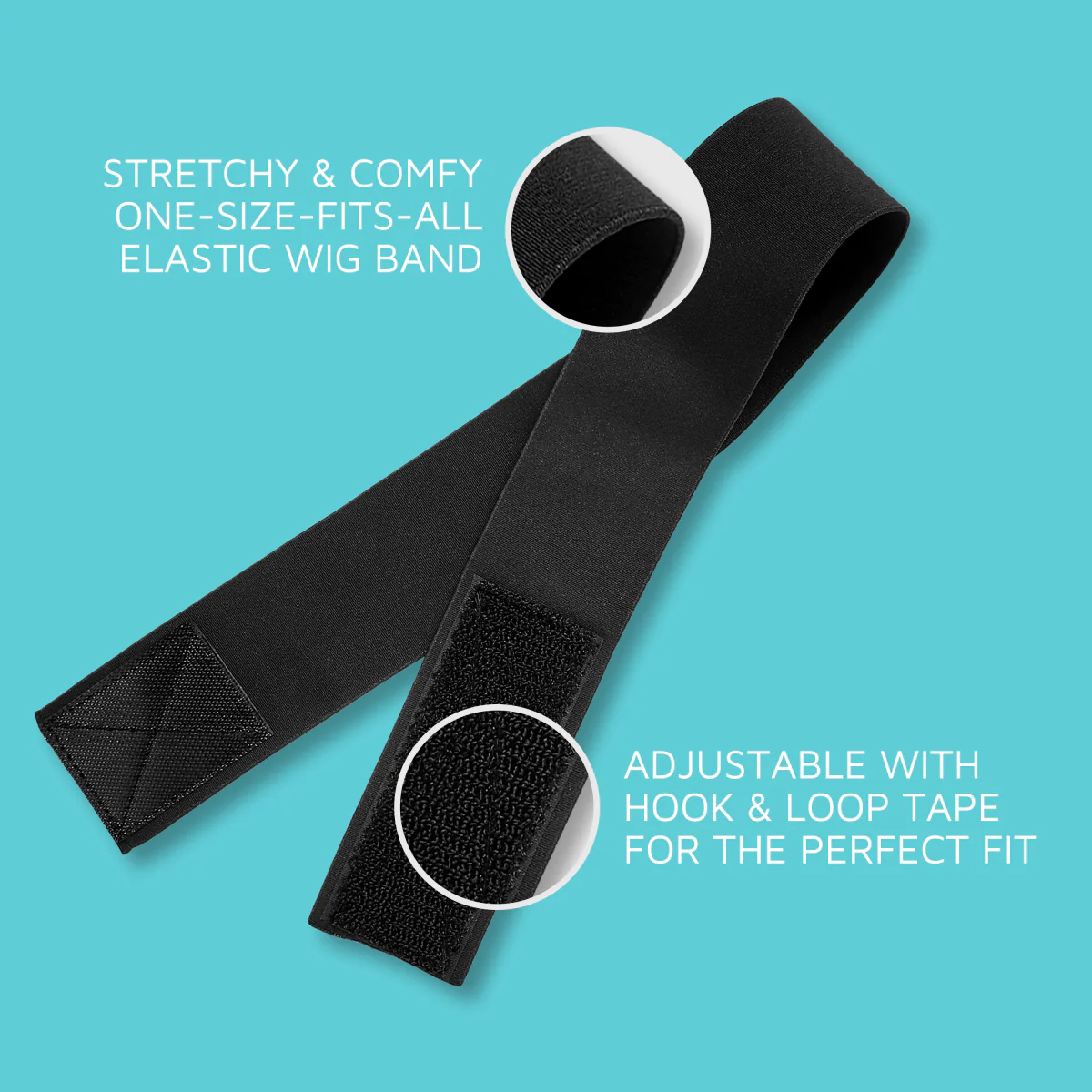 KISS Colors & Care Perfect Melt Elastic Band - Leopard, 1 3/4" - Image 3