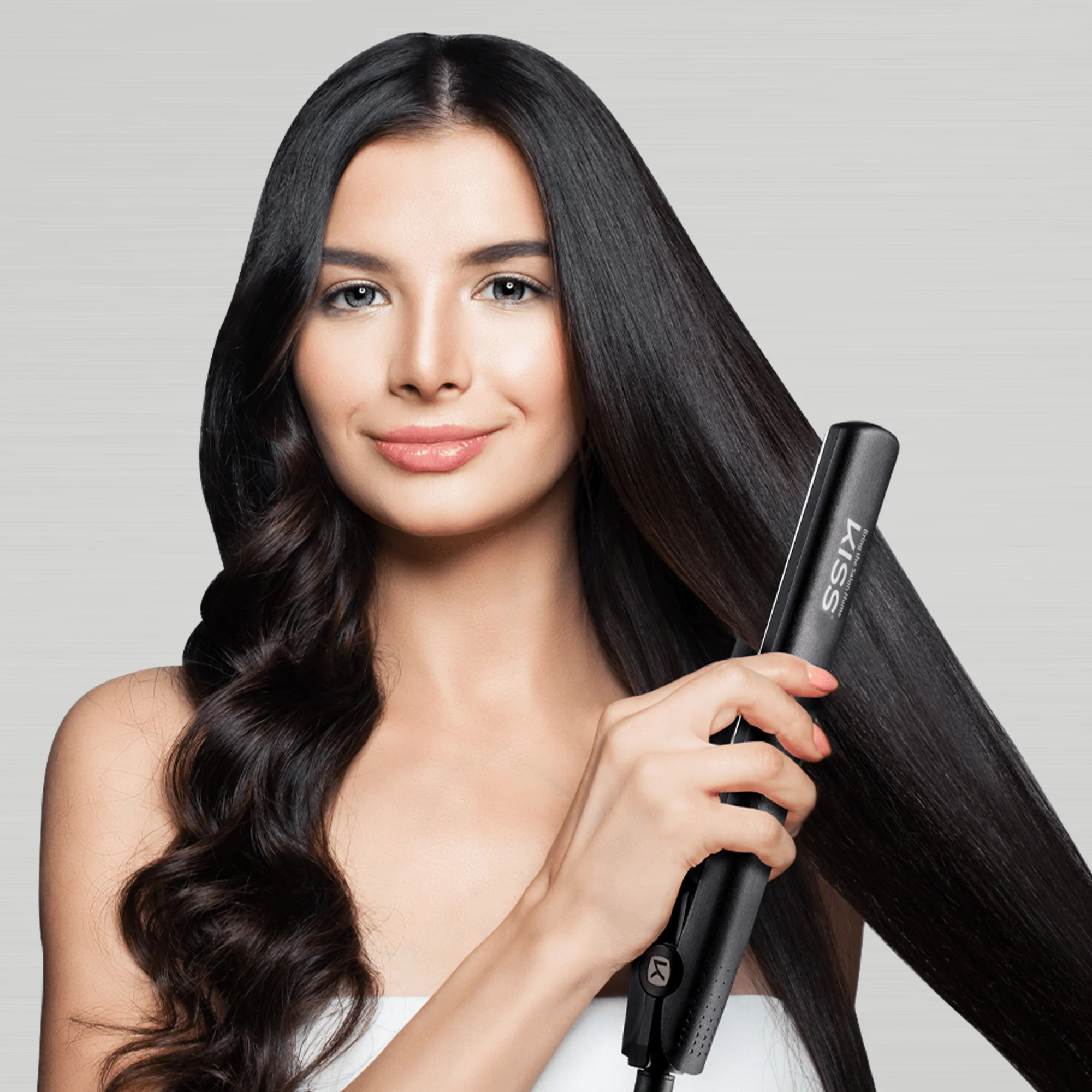 KISS Nano Titanium Professional Flat Iron, 1/2" - Image 2
