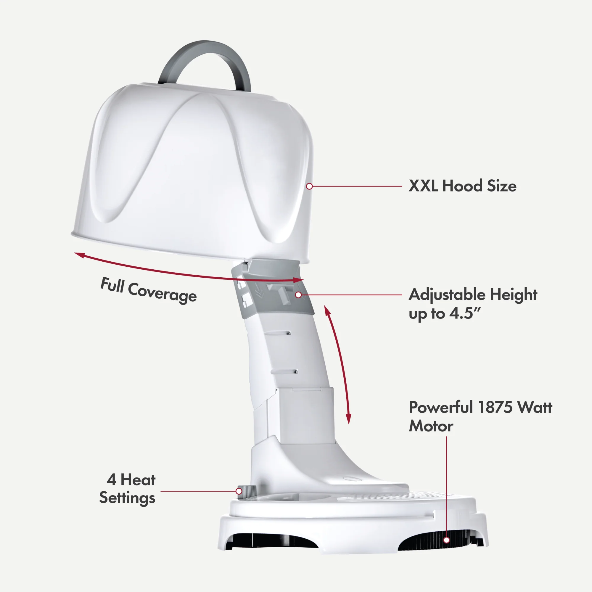 KISS 1875W Salon Bonnet Hair Dryer - Image 9