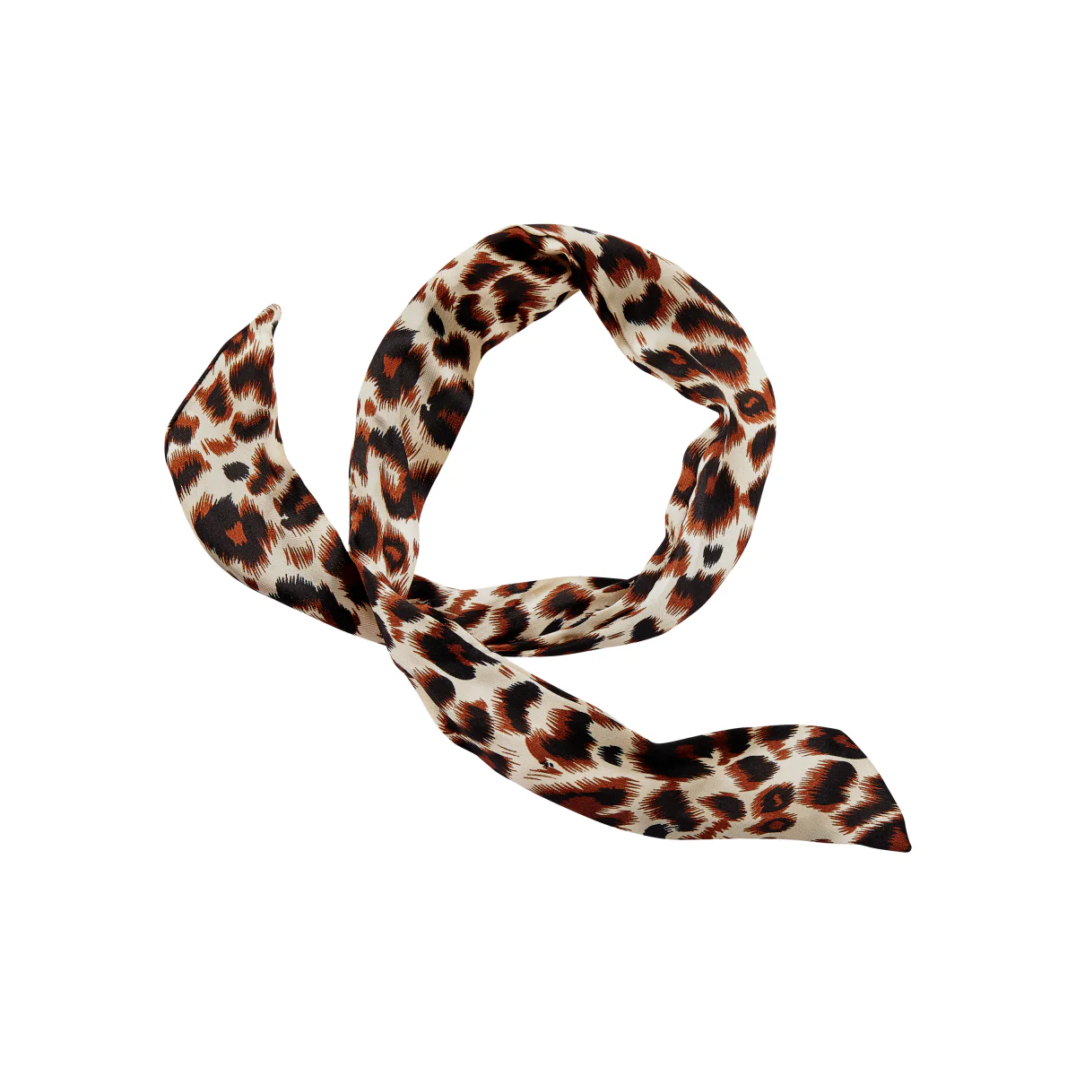 KISS Colors & Care Silky Satin Flex Wired Scrunchies β Black/Leopard - Image 3