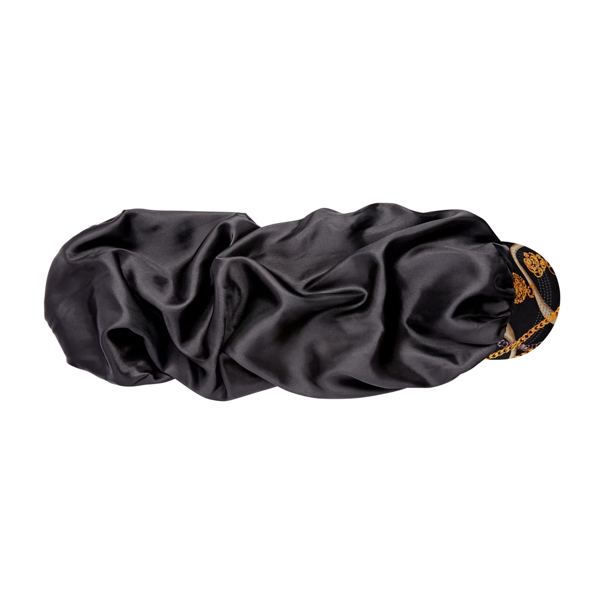 KISS Colors & Care Silky Satin Visor Bonnet Cap - Braid Black - Image 4