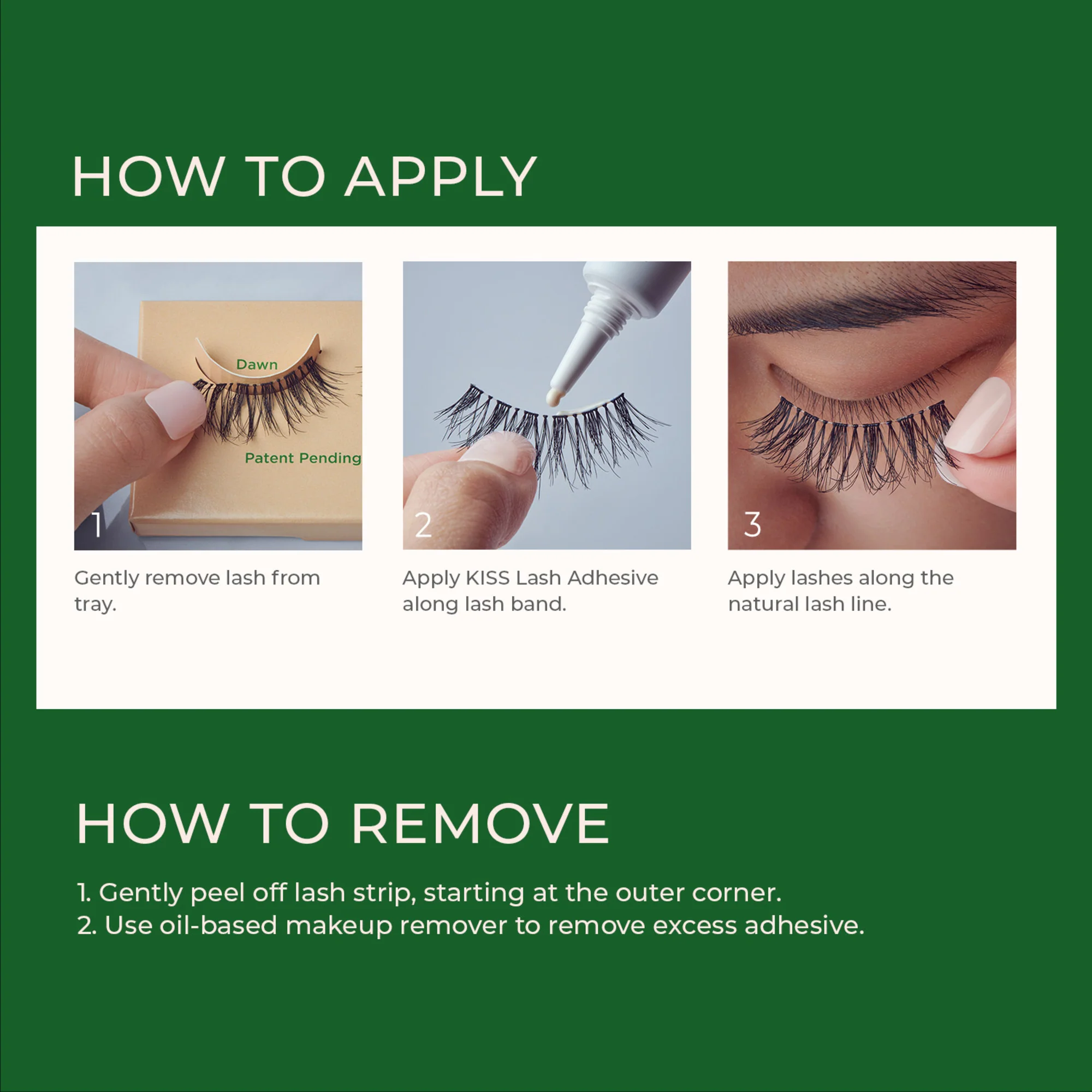 KISS Sister Nature False Eyelashes  - Dawn - Image 5