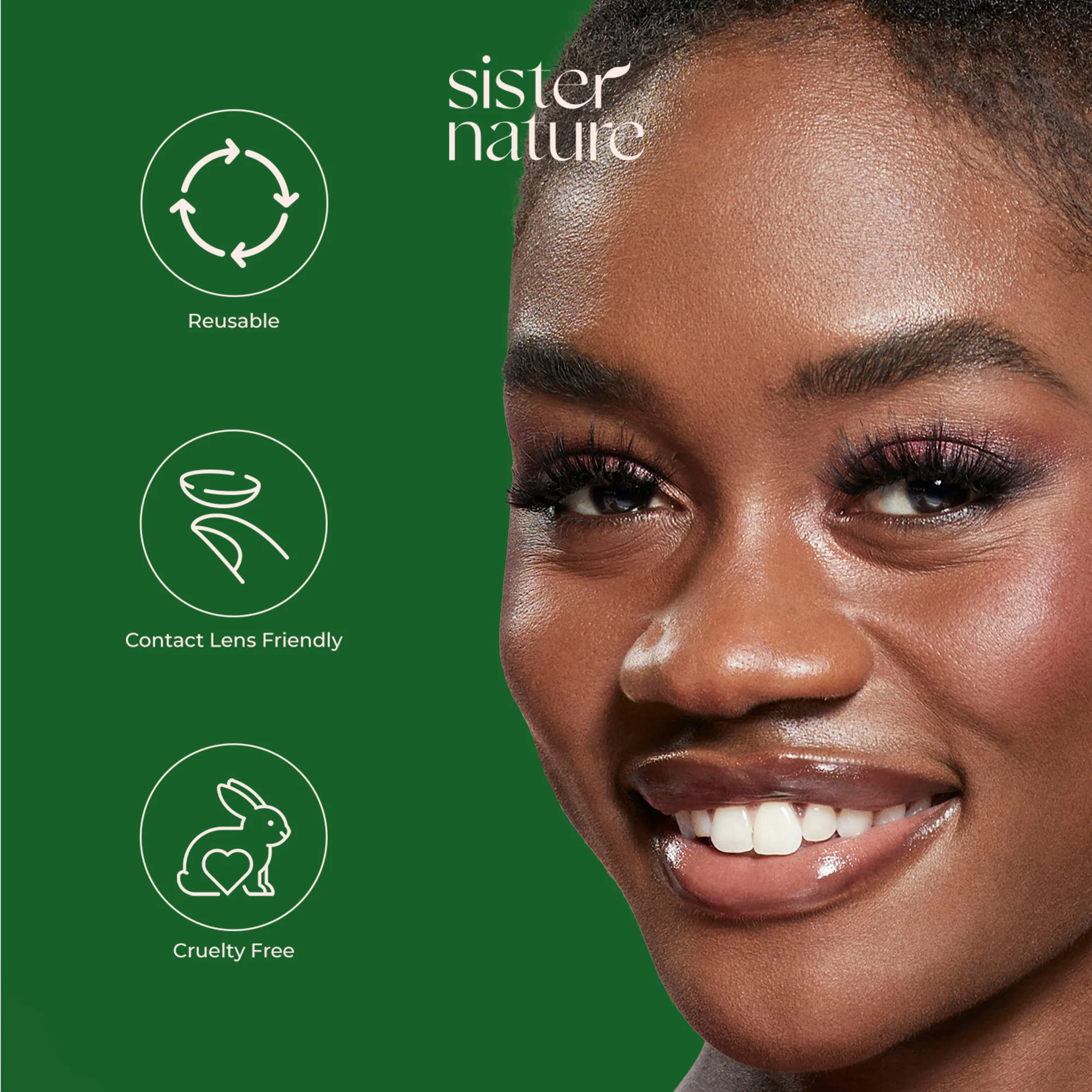 KISS Sister Nature False Eyelashes  - Dawn - Image 7