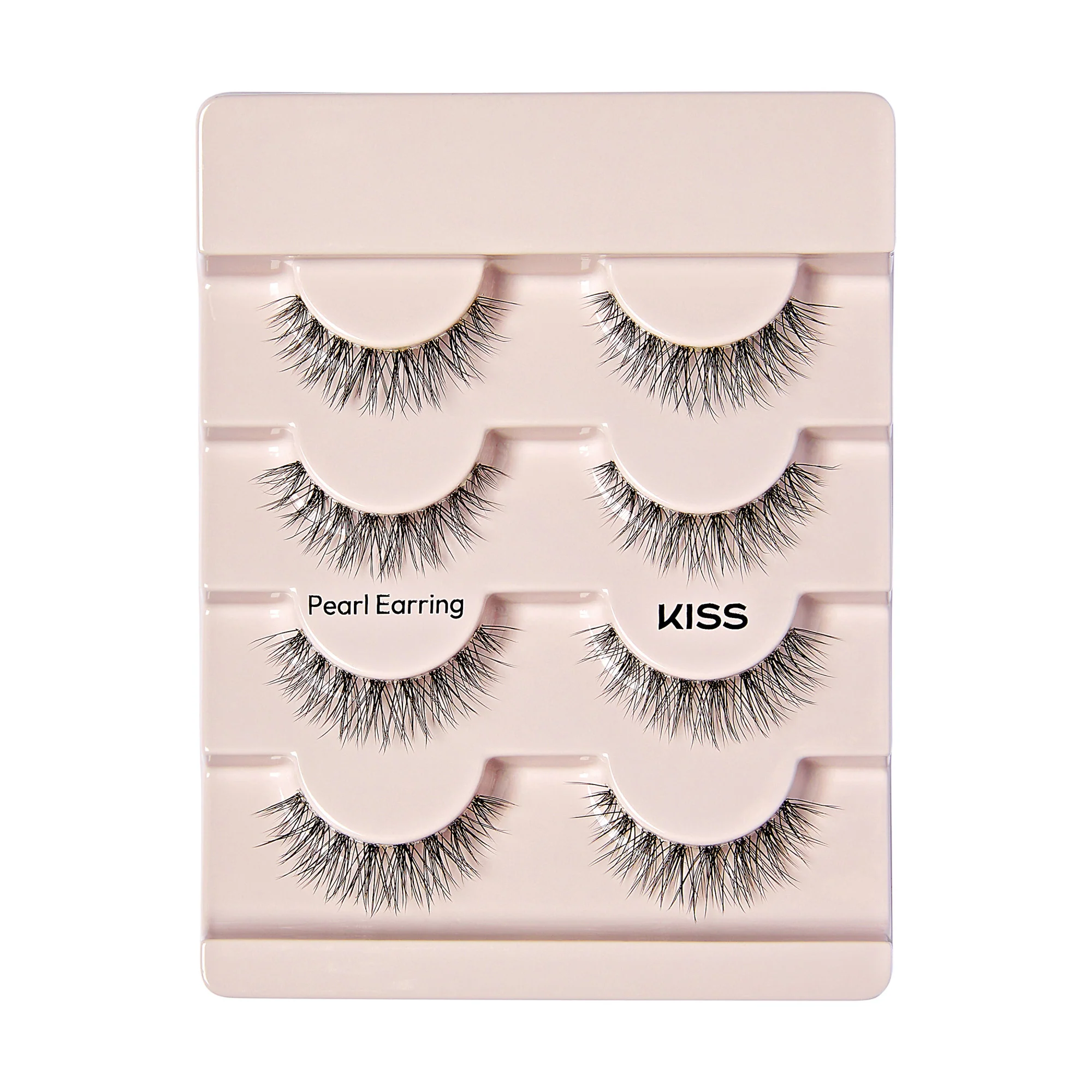 KISS The New Natural Lash 4-Pair Multipack - Pearl Earring - Image 2