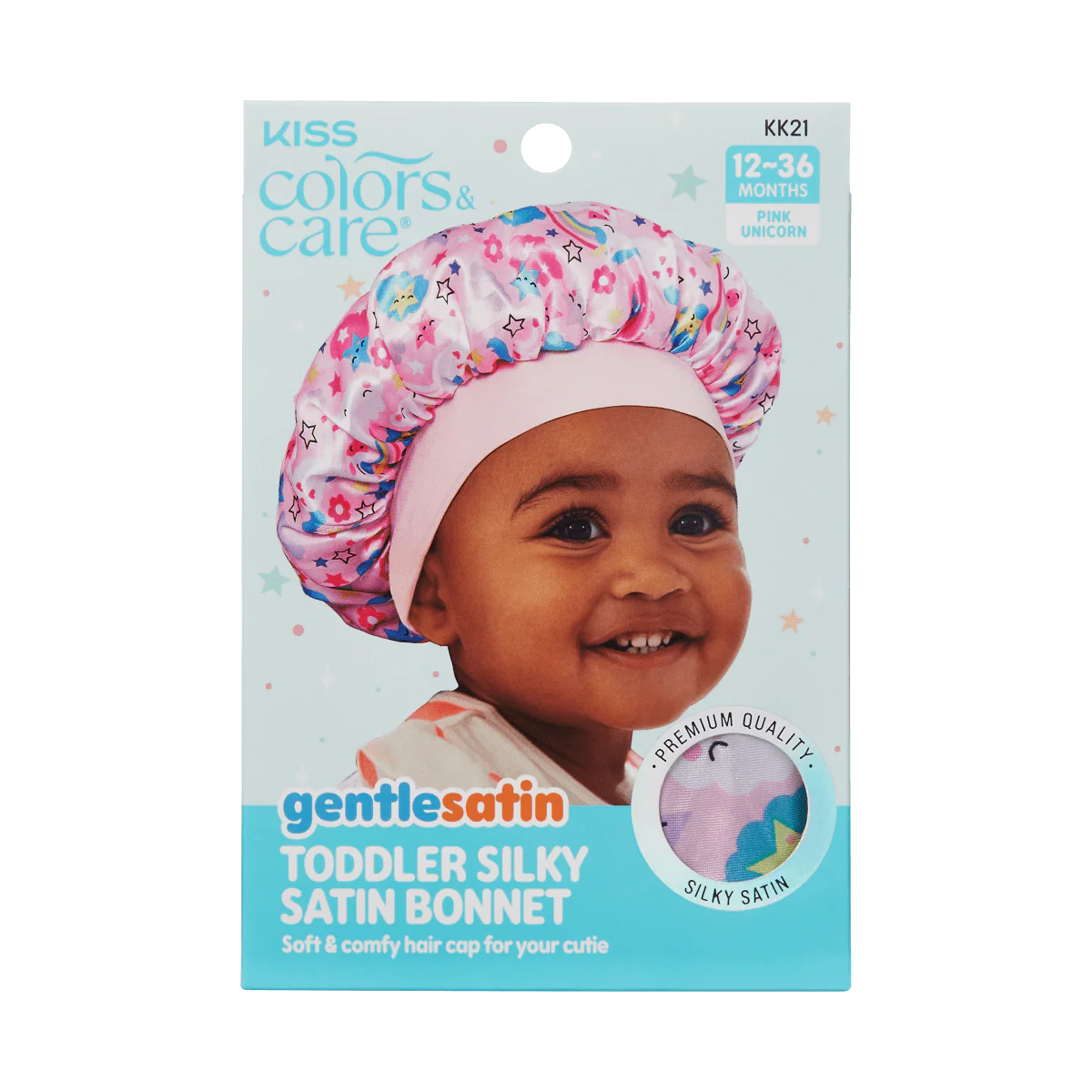 KISS Colors & Care Toddler Silky Satin Bonnet